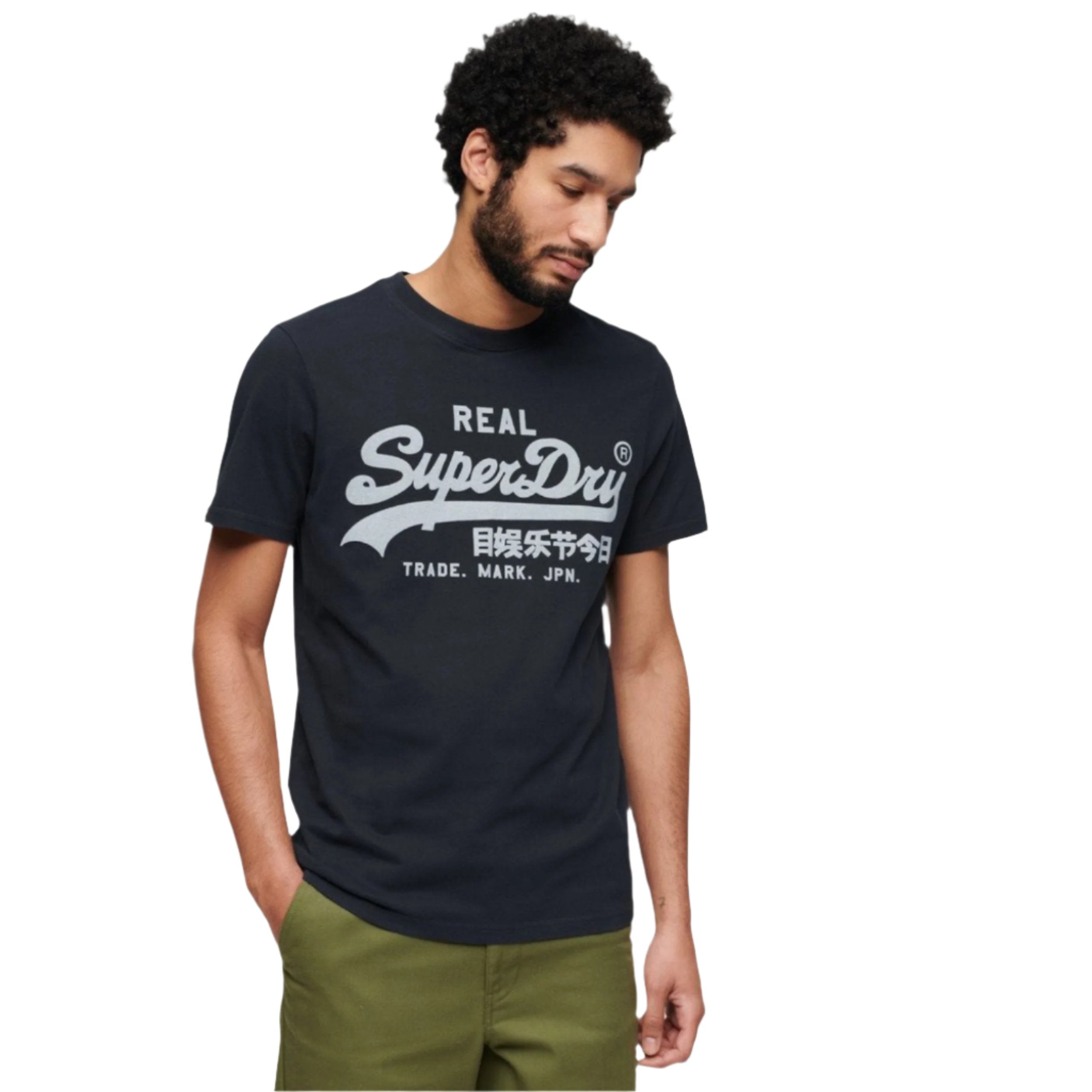 Eclipse Navy Vintage Vintage Logo T-Shirt