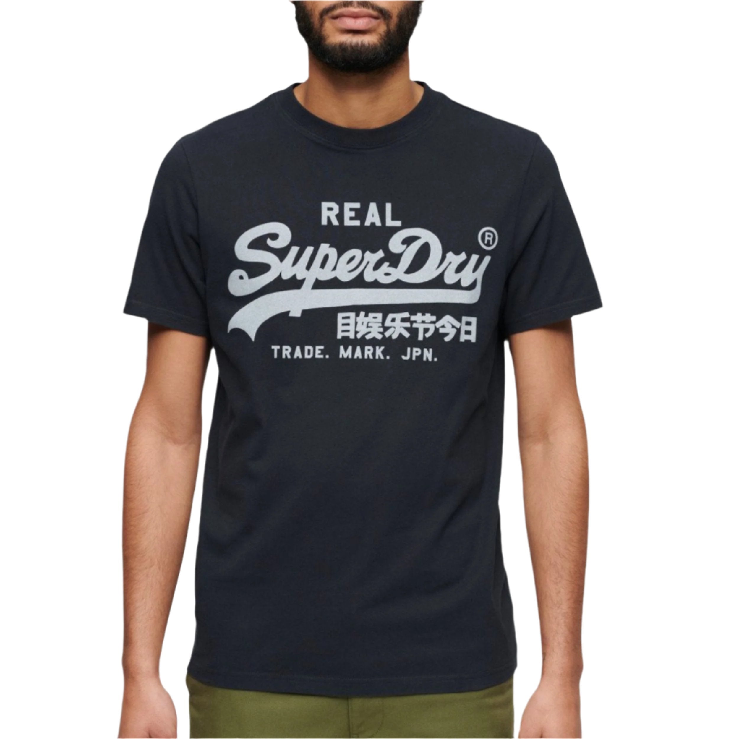 Eclipse Navy Vintage Vintage Logo T-Shirt