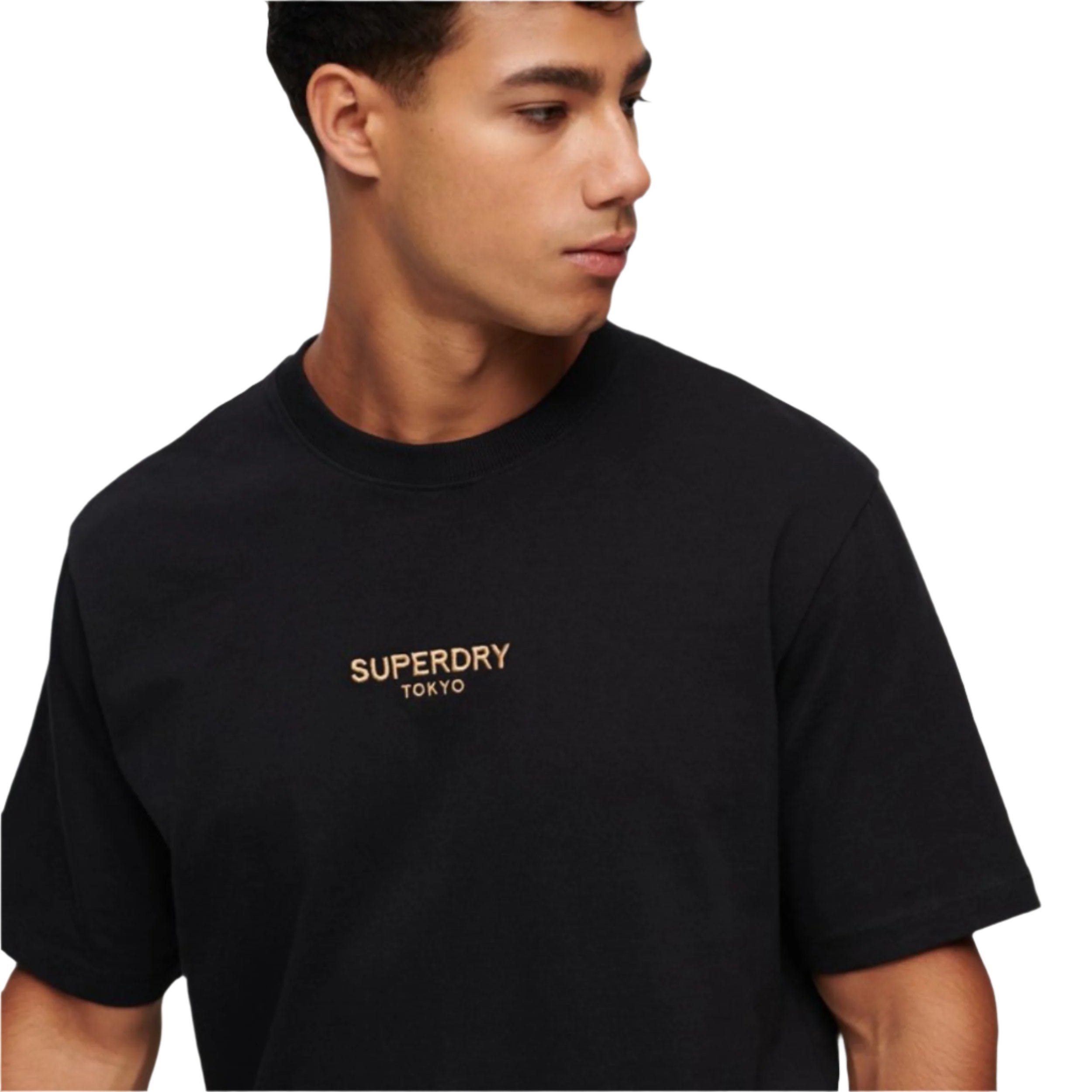 Black/Gold Luxury Sport Loose T-Shirt