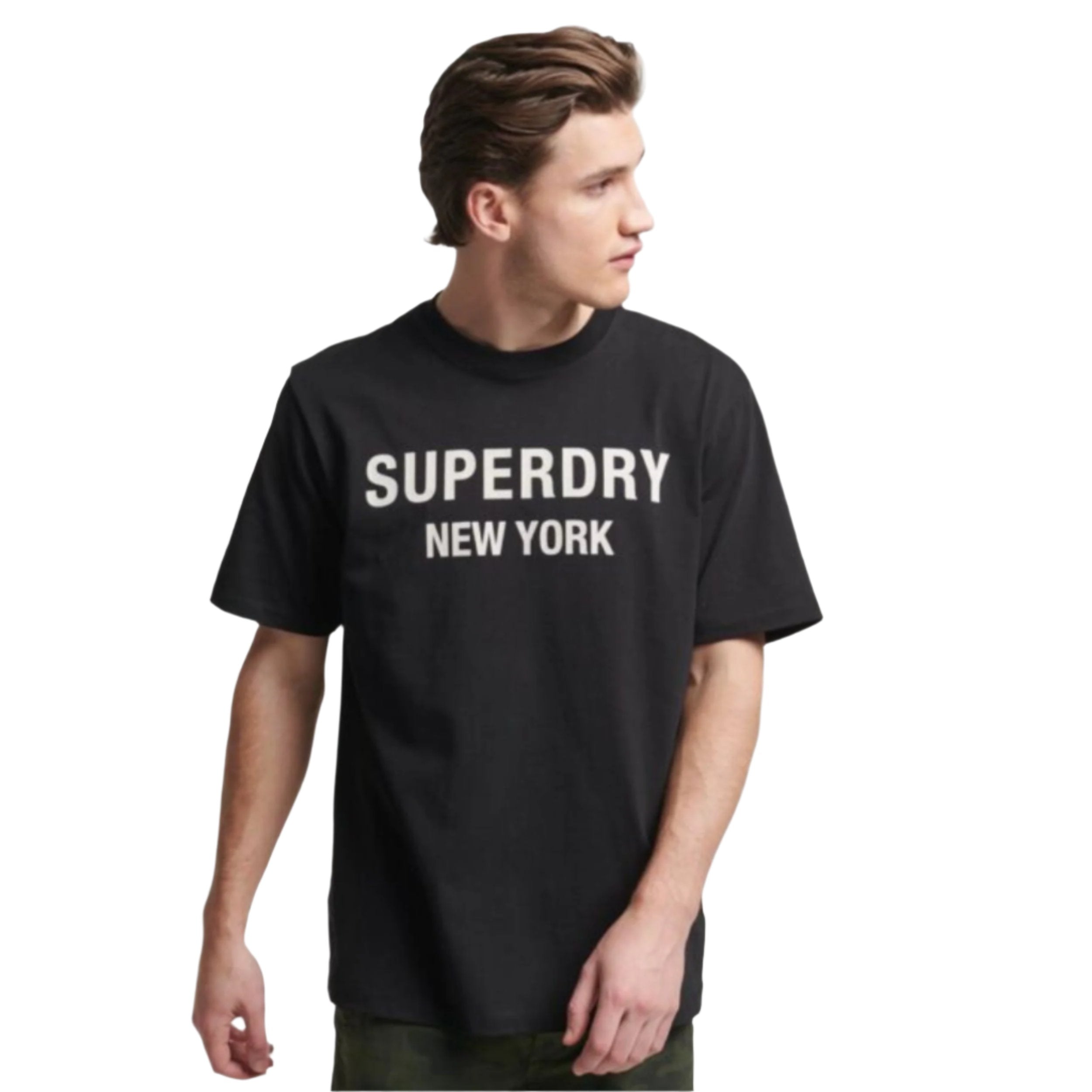 Black/White Luxury Sport Loose T-Shirt