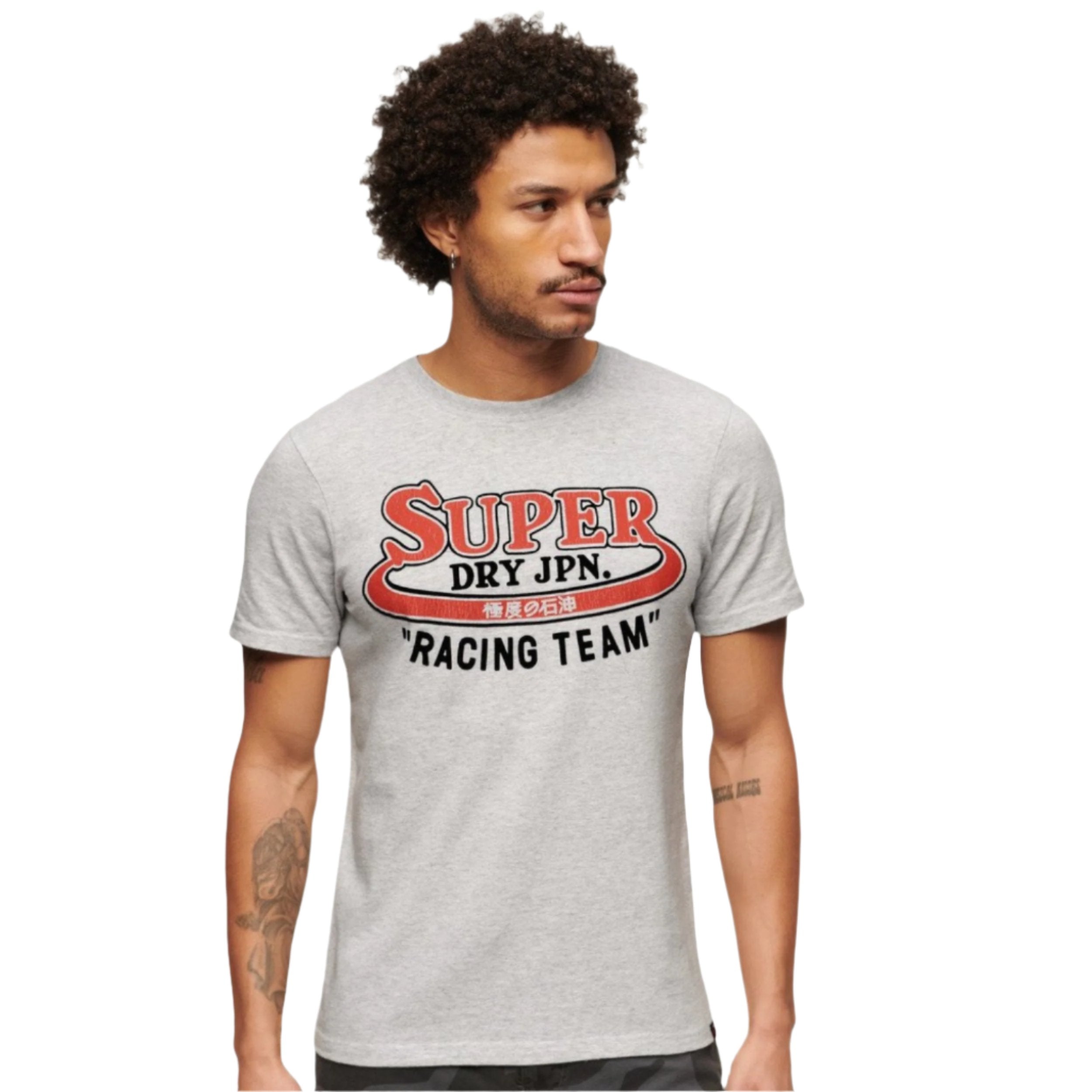 Flake Grey Marl Reworked Classics Graphic T-Shirt