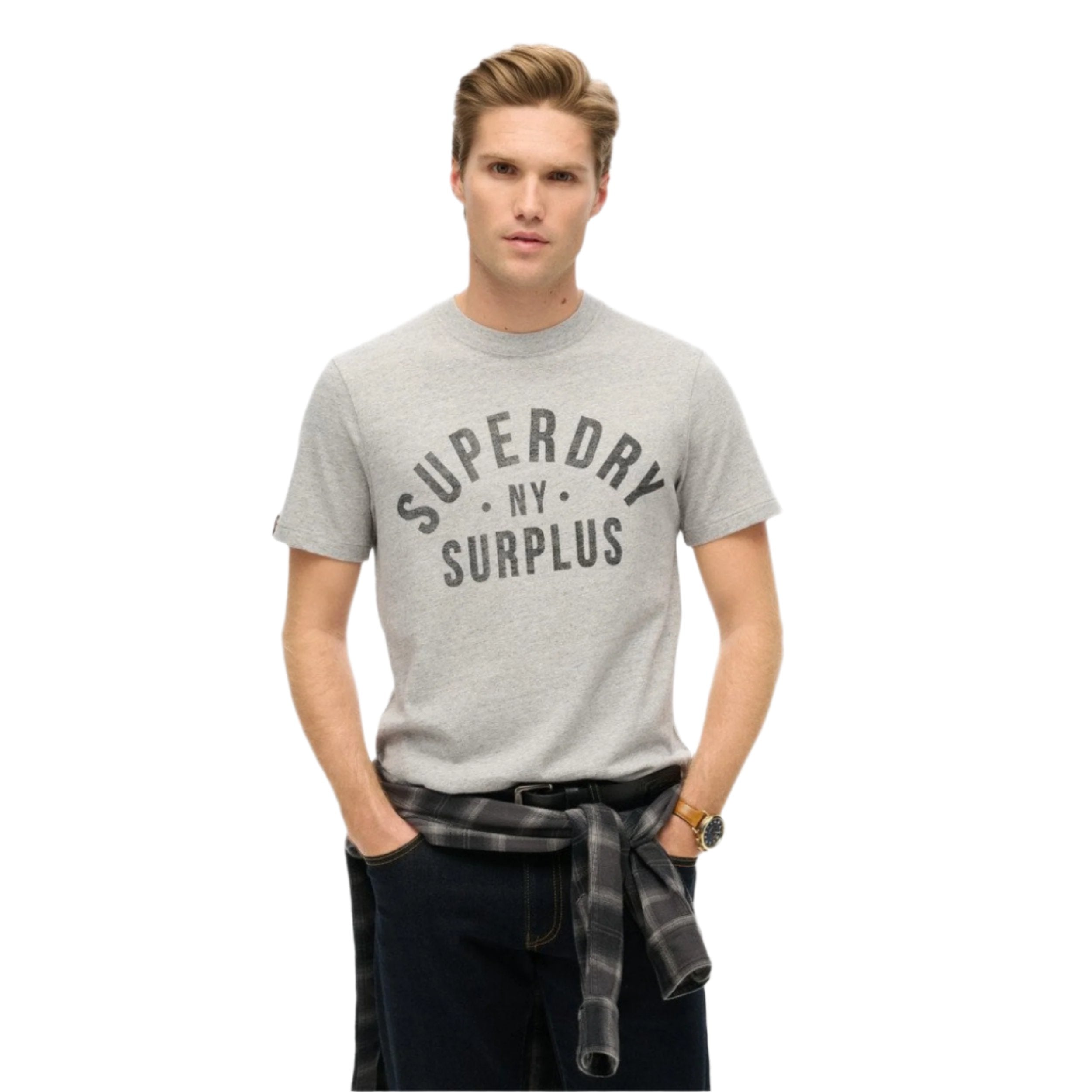Surplus Dark Grey Grindle Surplus Graphic T-Shirt