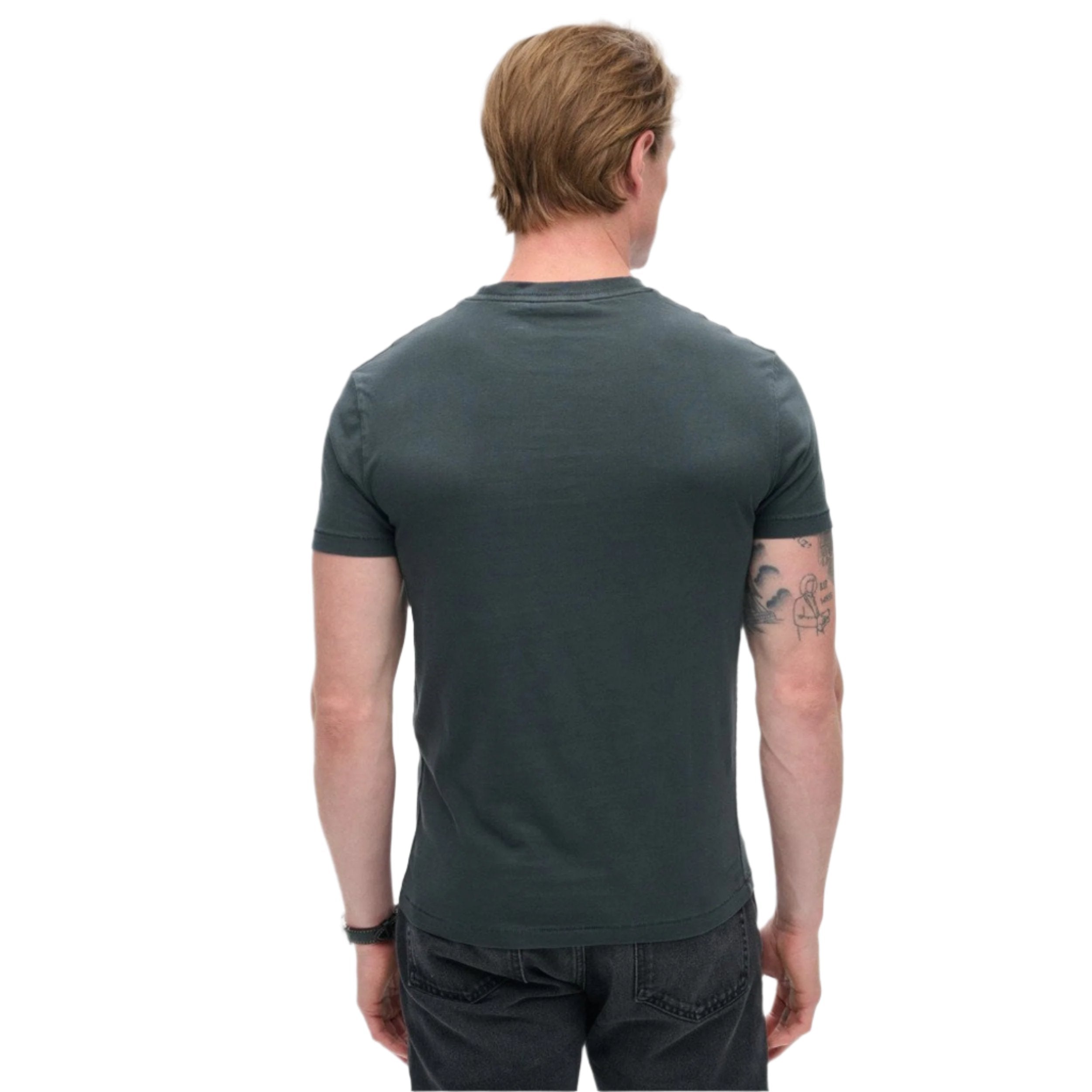 Washed Black Essential Washed Pocket T-Shirt