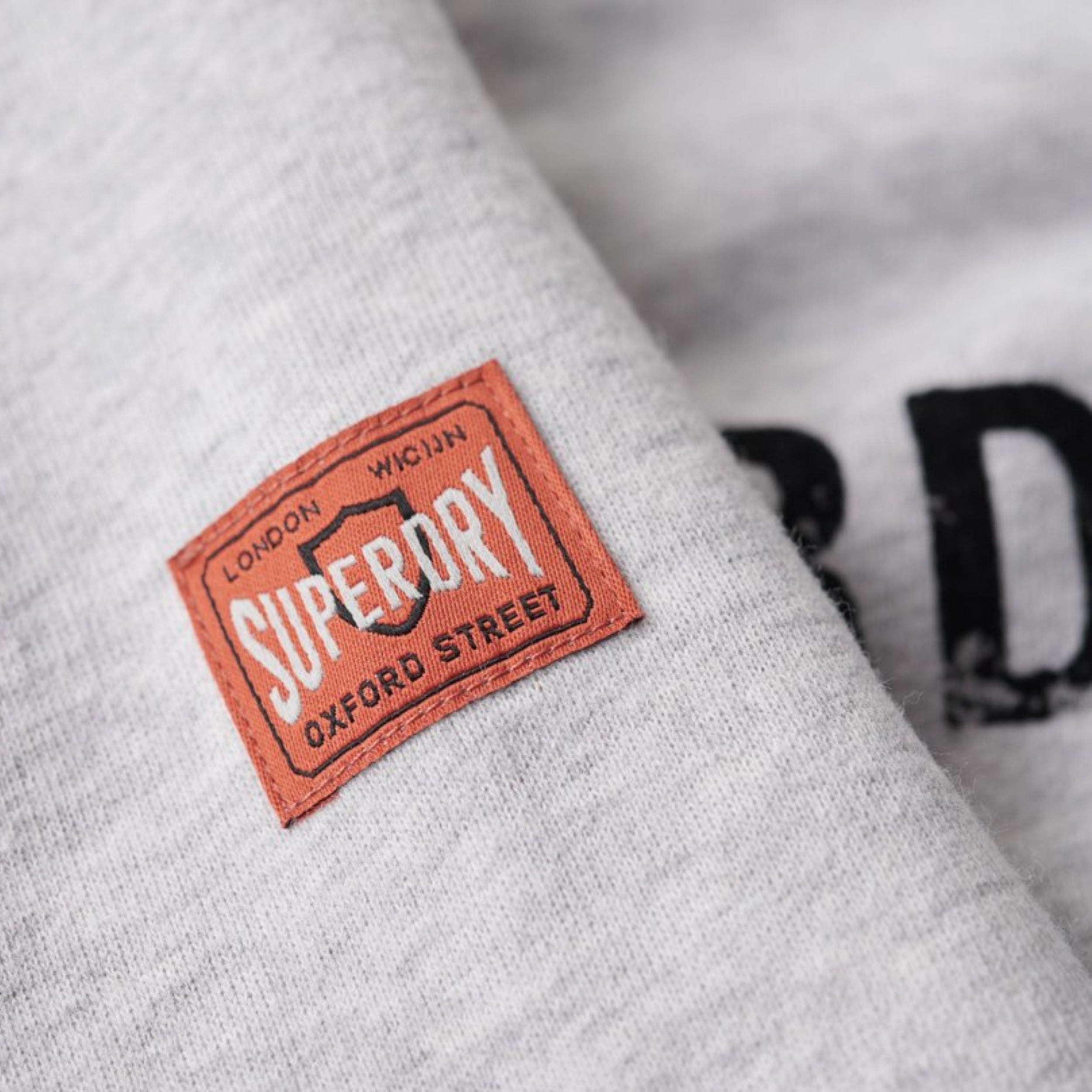 Glacier Grey Marl Workwear Logo Vintage Sweater