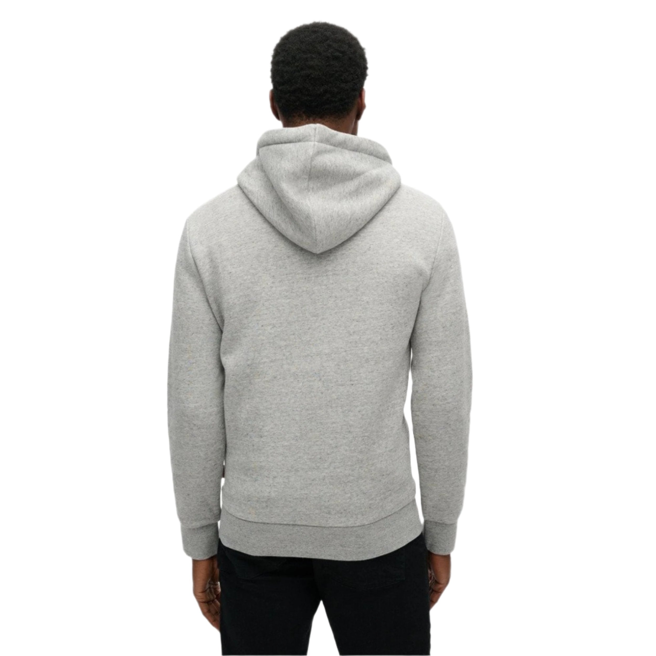 Athletic Grey Marl Neon Vl Graphic Hoodie