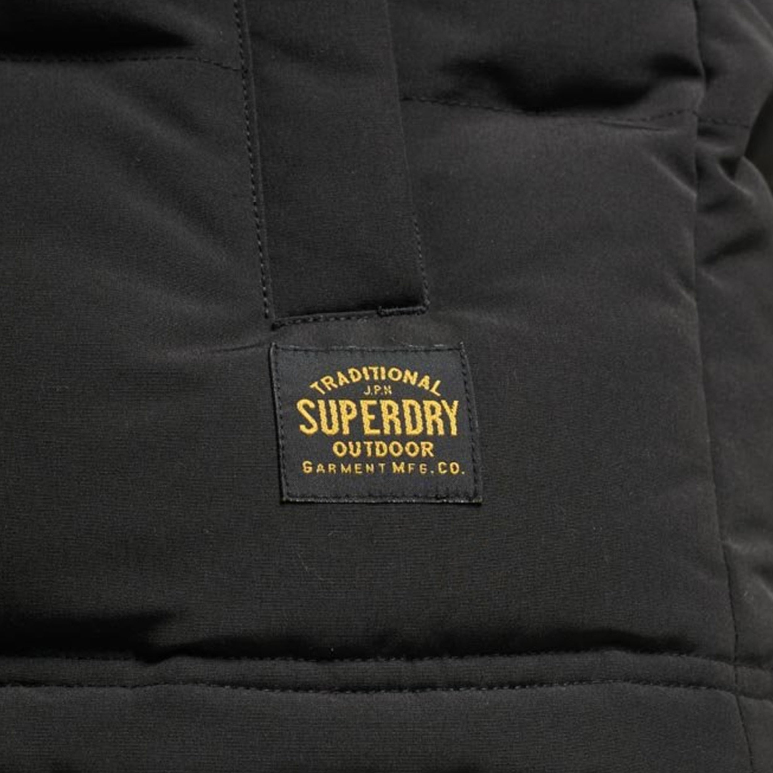 Jet Black Everest Hooded Puffer Gilet