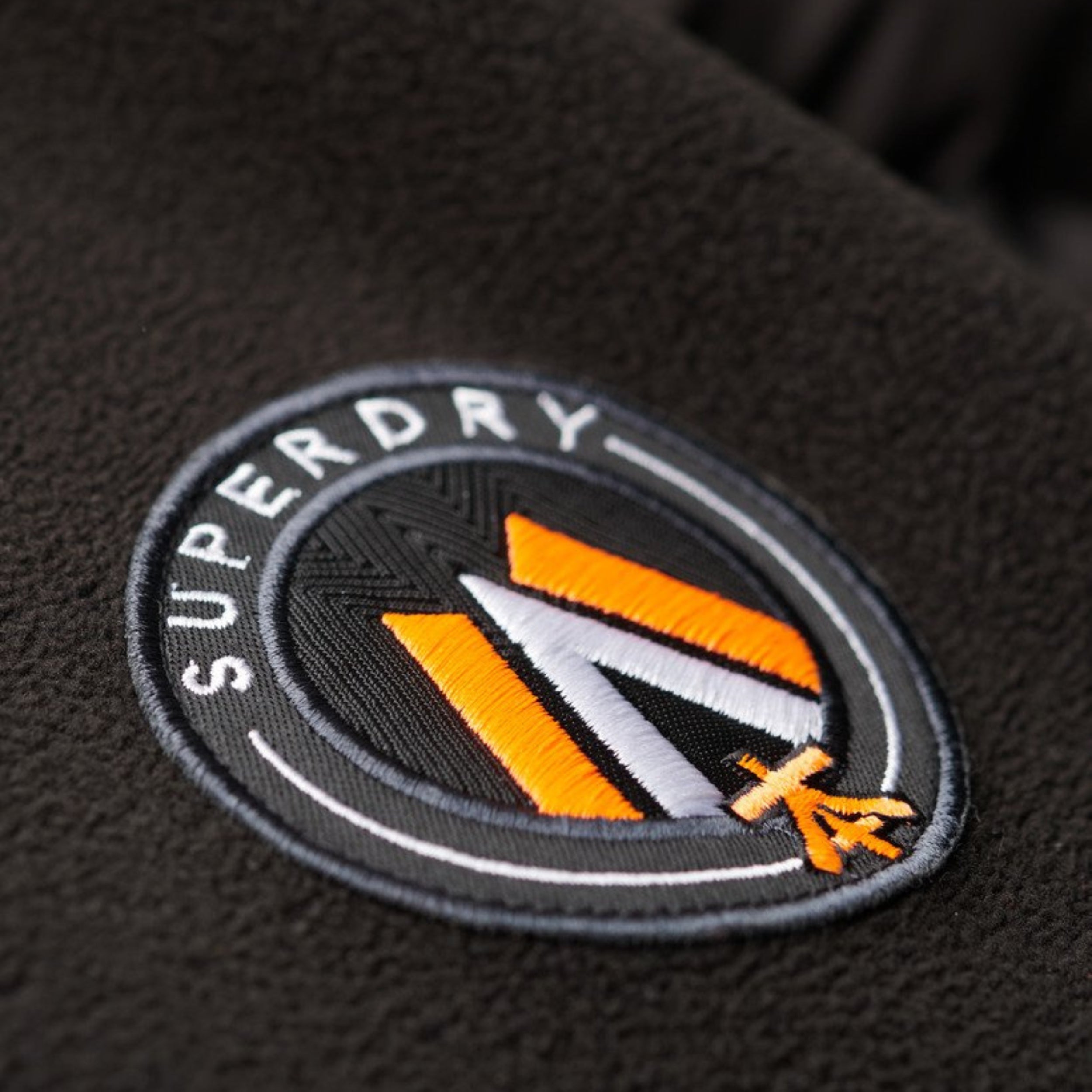 Black Hooded Storm Fleece Bomber