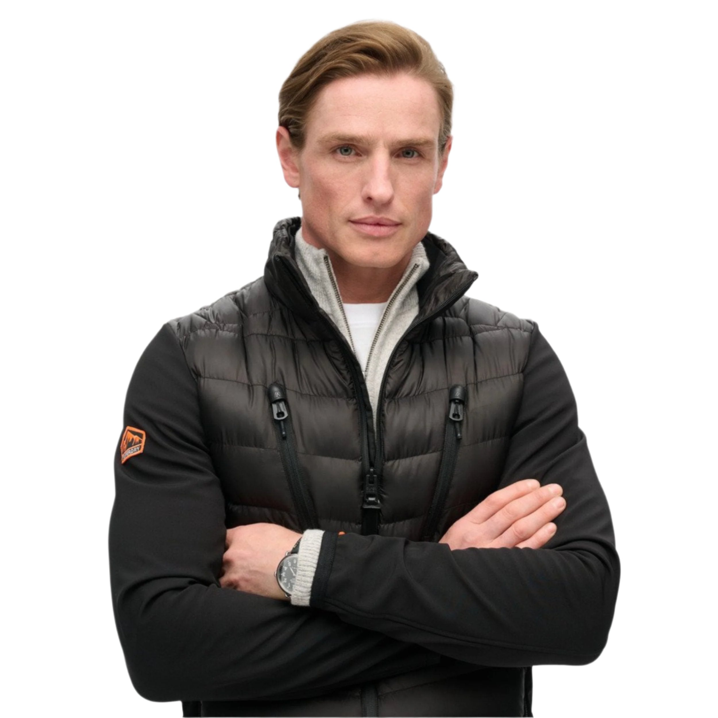 Black Storm Softshell Hybrid Jacket