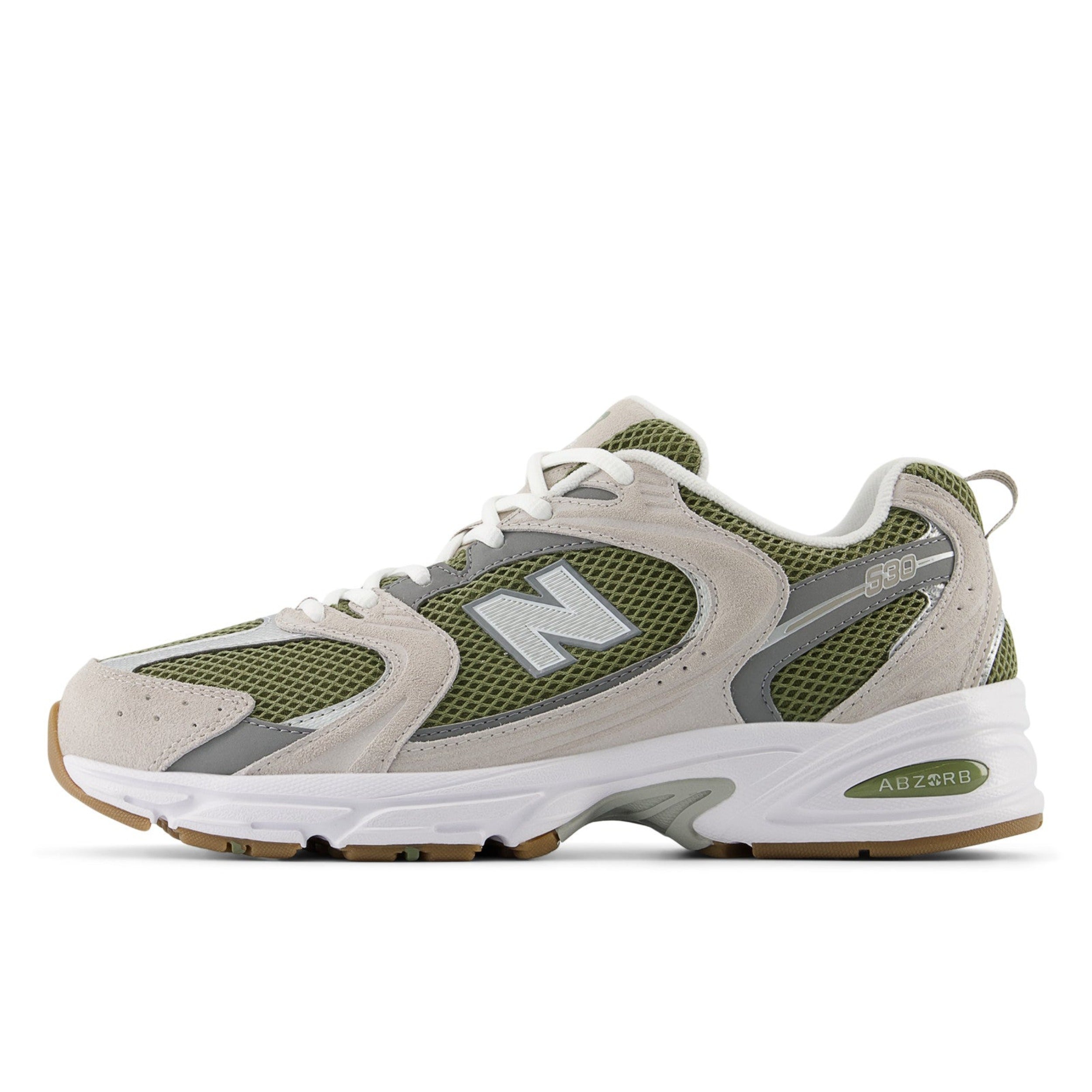 Baskets 530 vert olive foncé