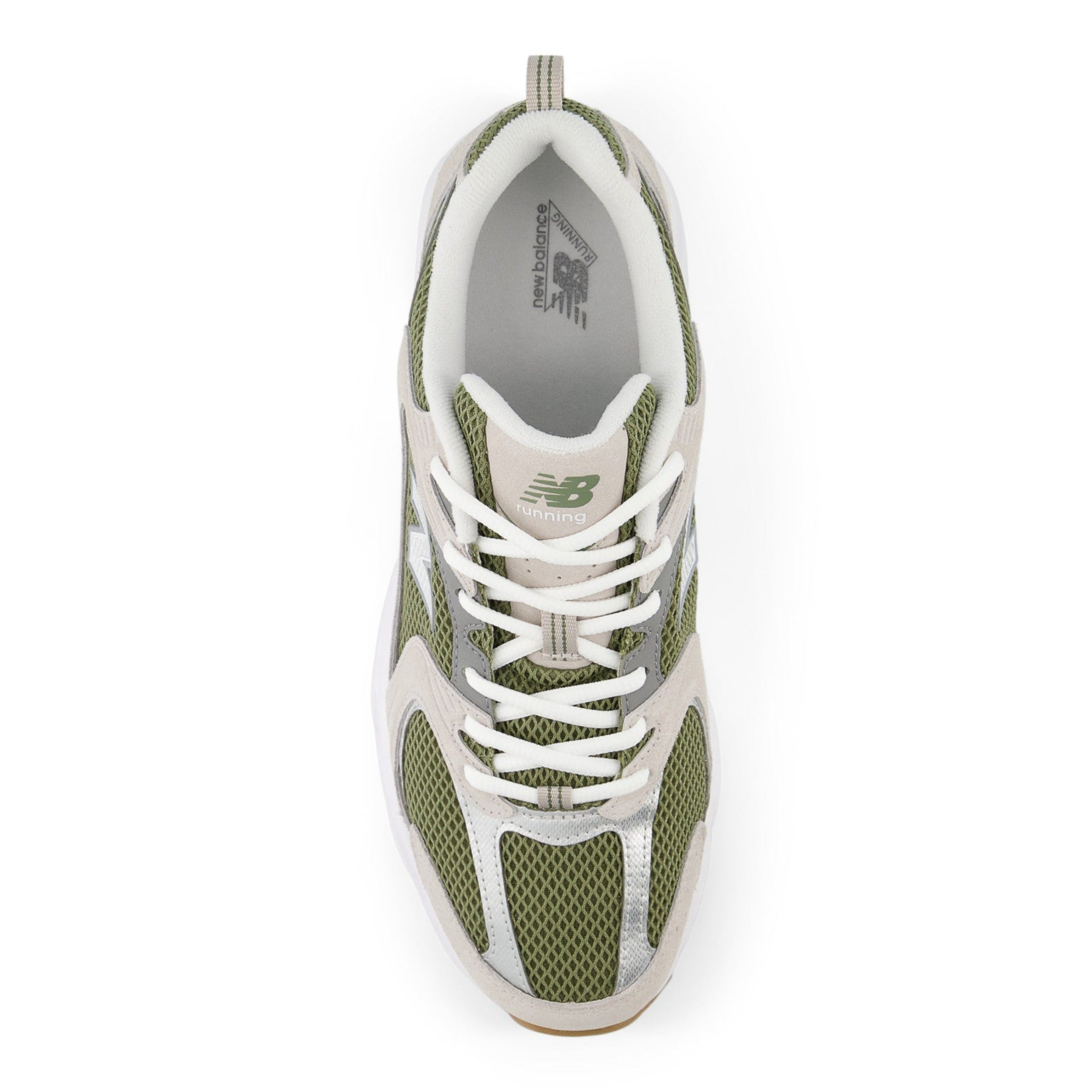 Baskets 530 vert olive foncé