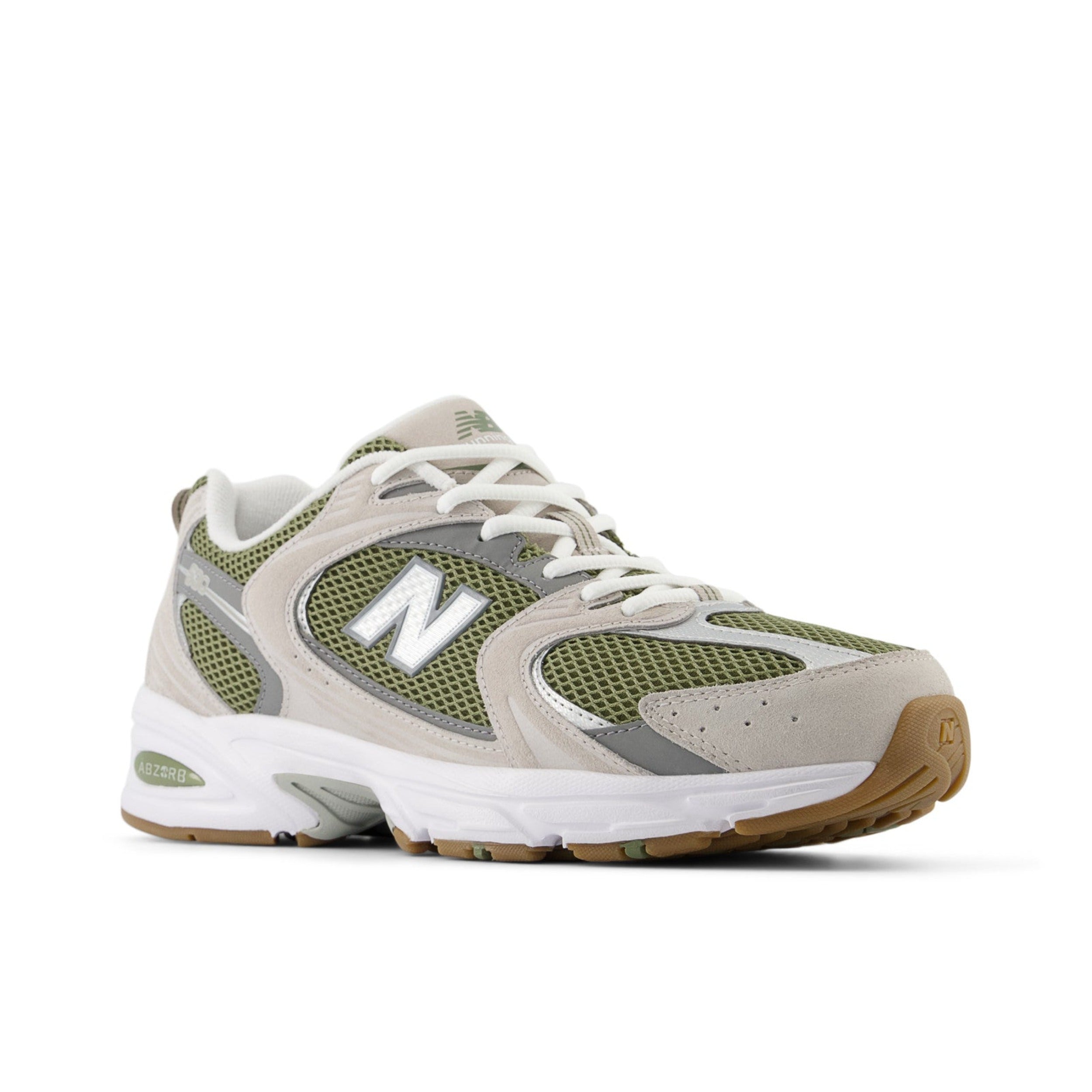 Baskets 530 vert olive foncé