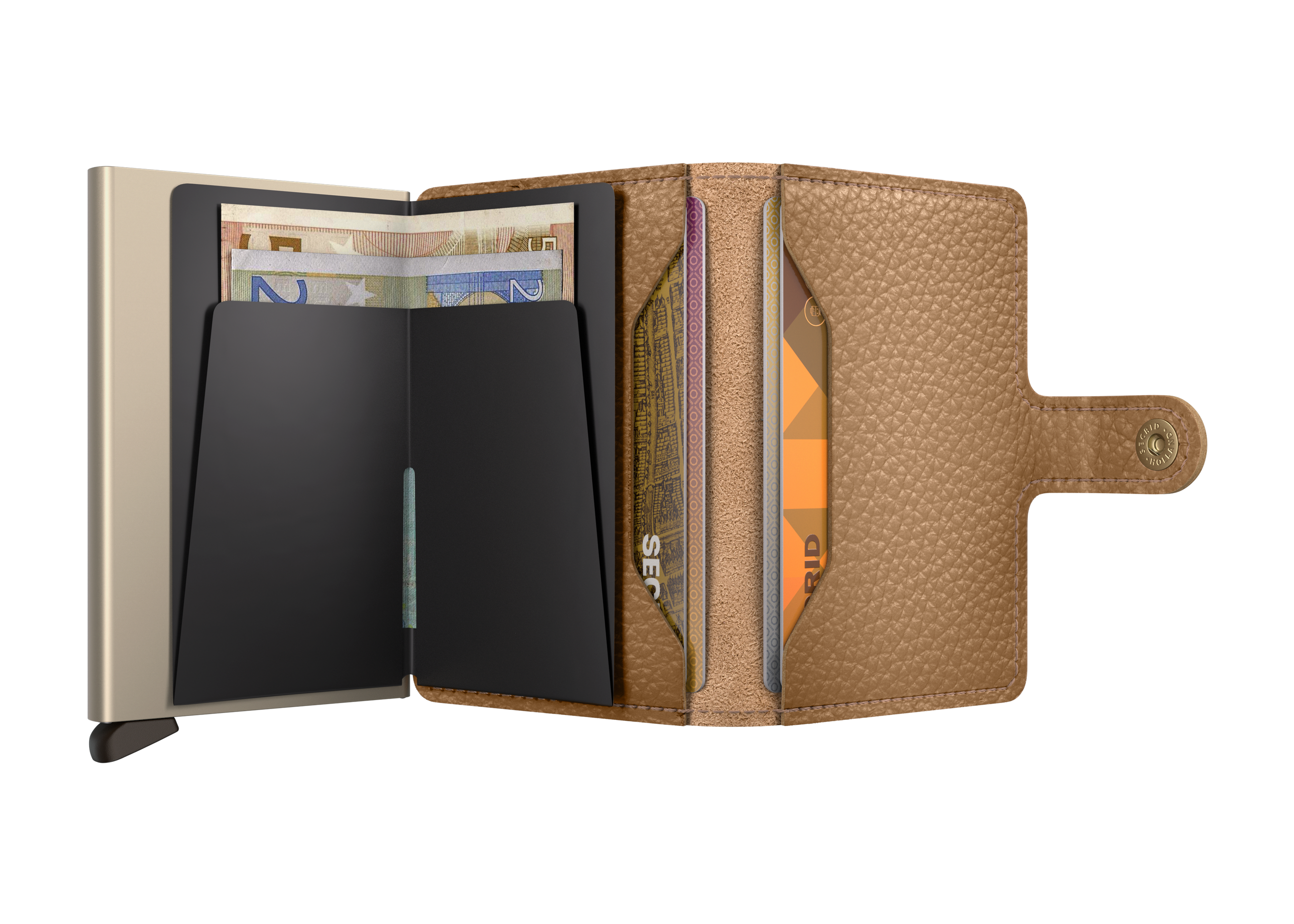 Miniwallet Pebble - Cappuccino