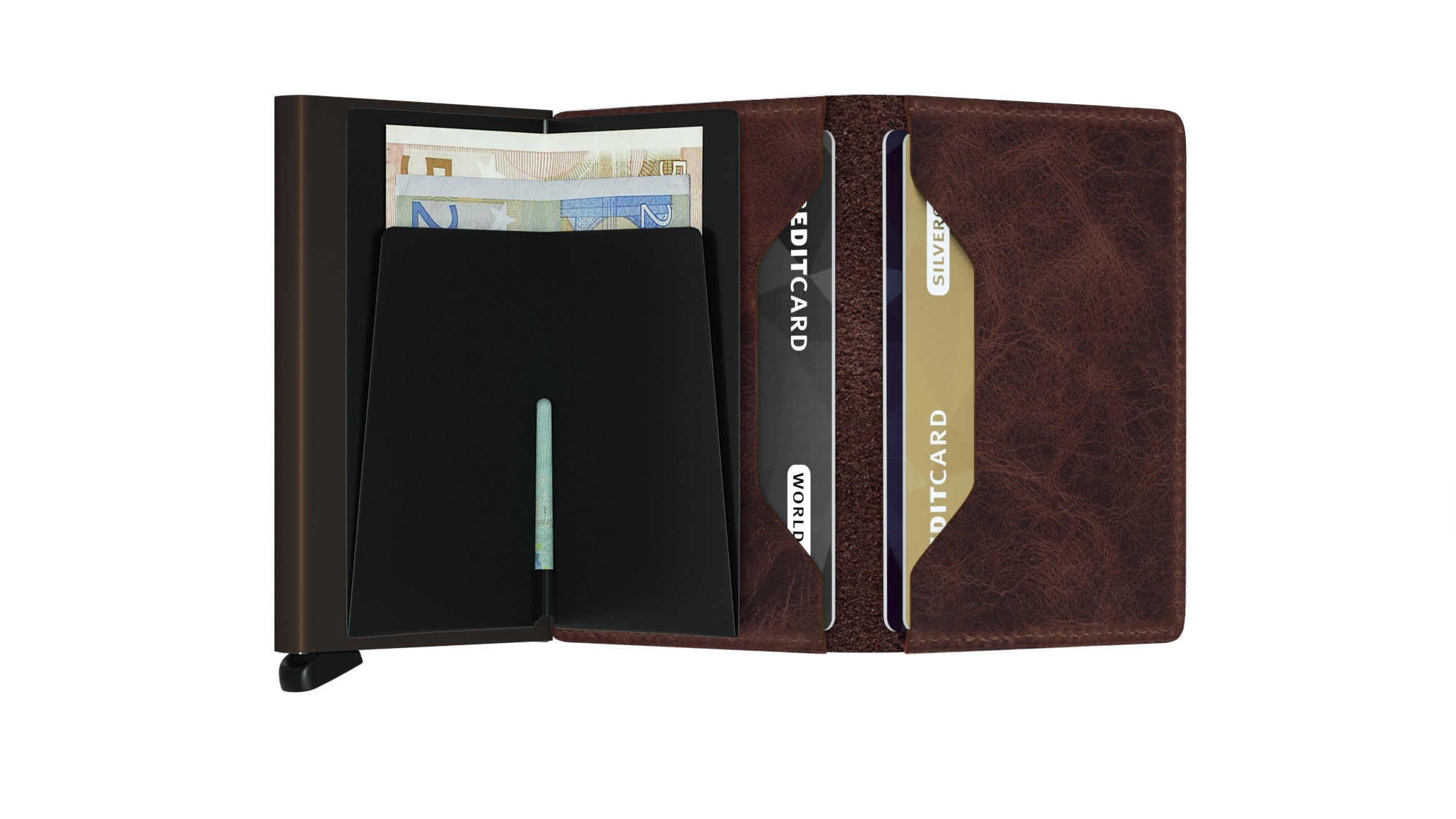 Slimwallet Vintage - Chocolate
