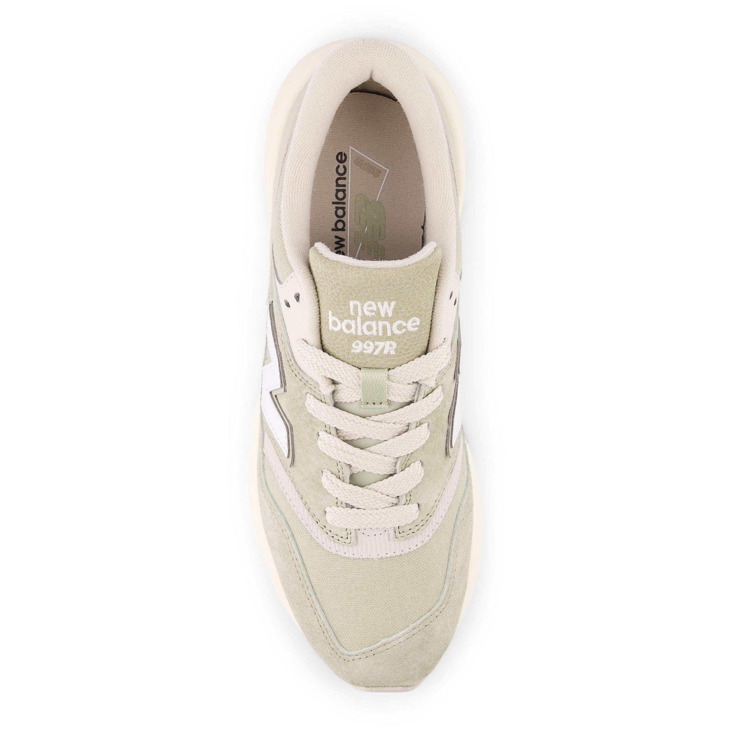 Baskets 997 vert clair