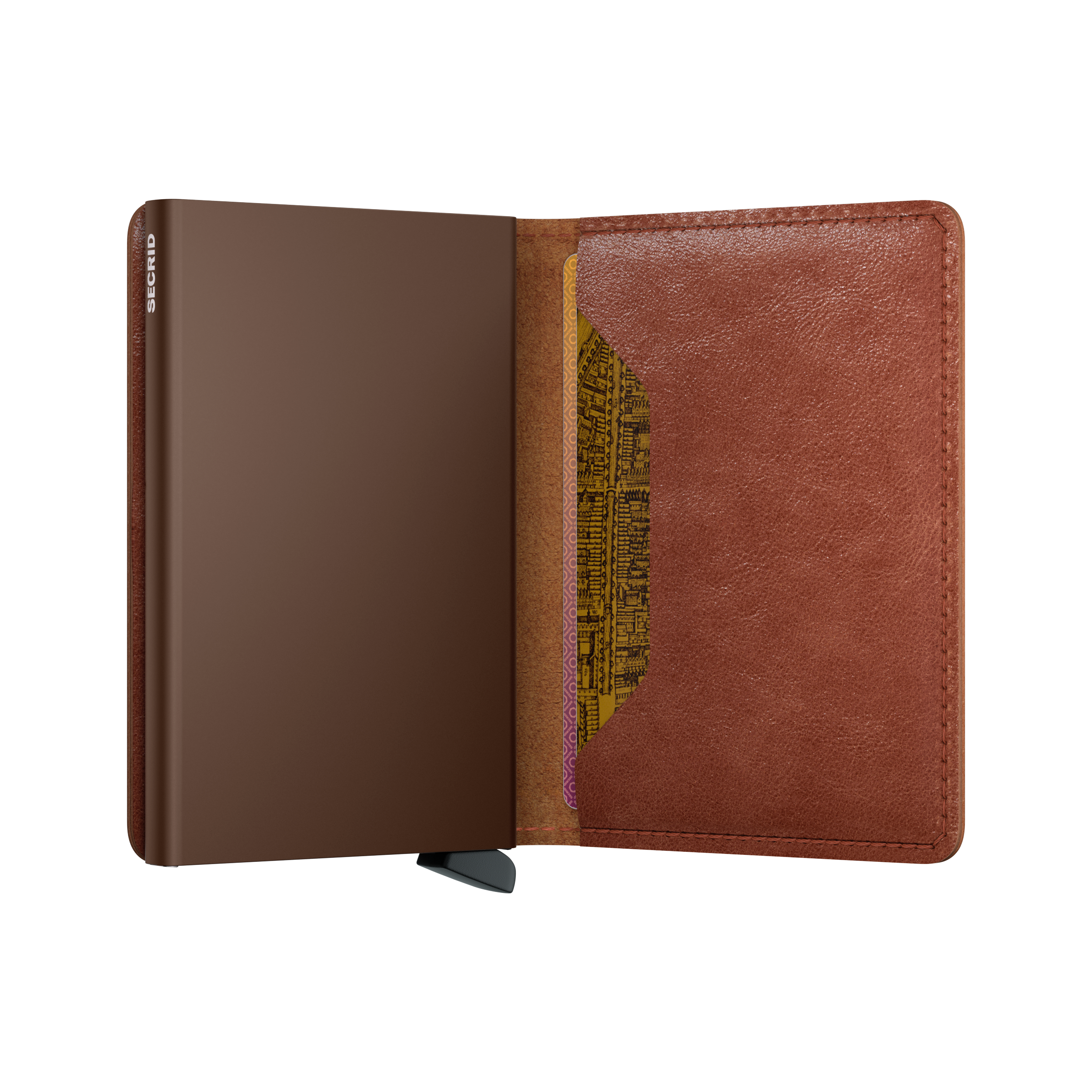 Slimwallet Vintage - Cognac Brown