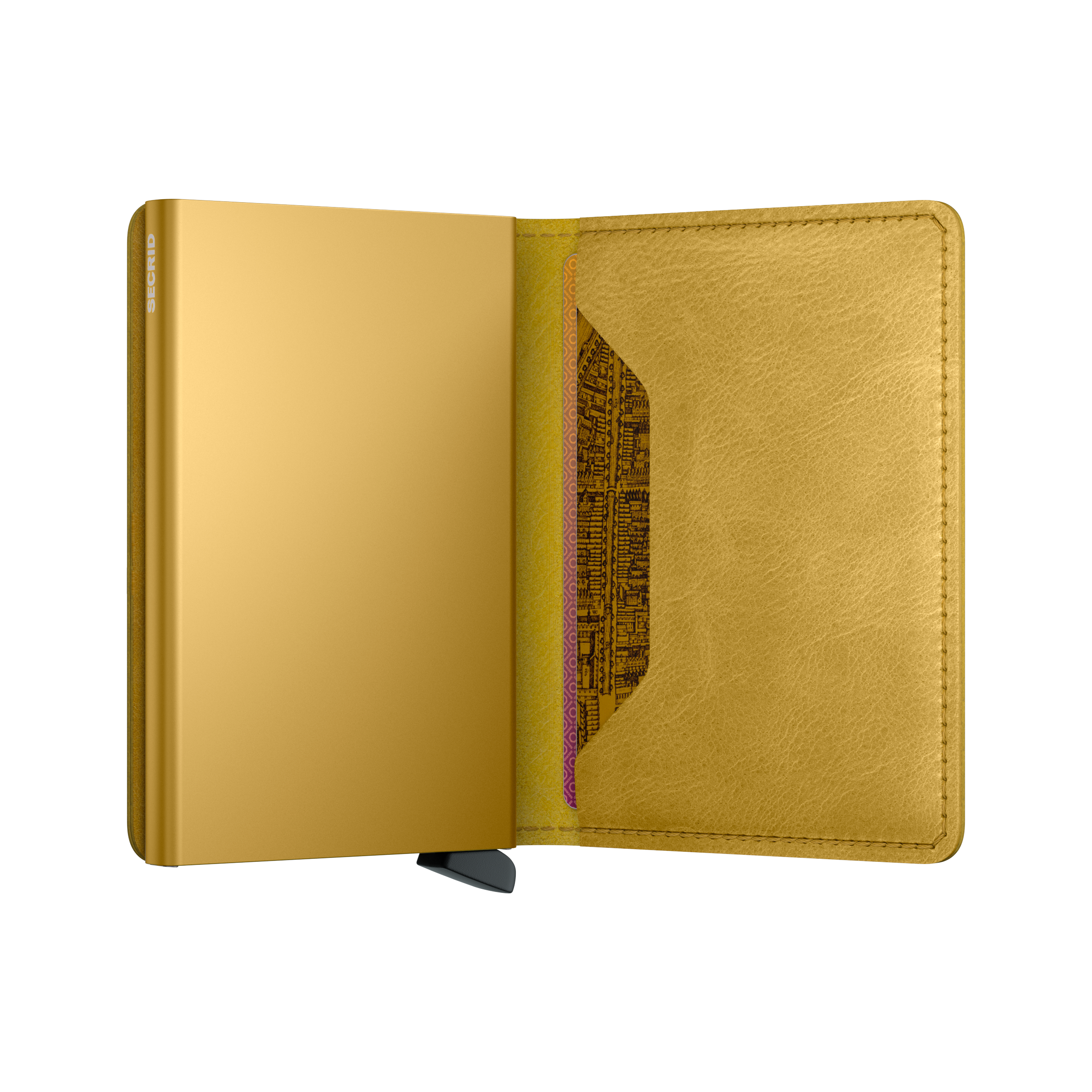 Slimwallet Vintage - Jaune