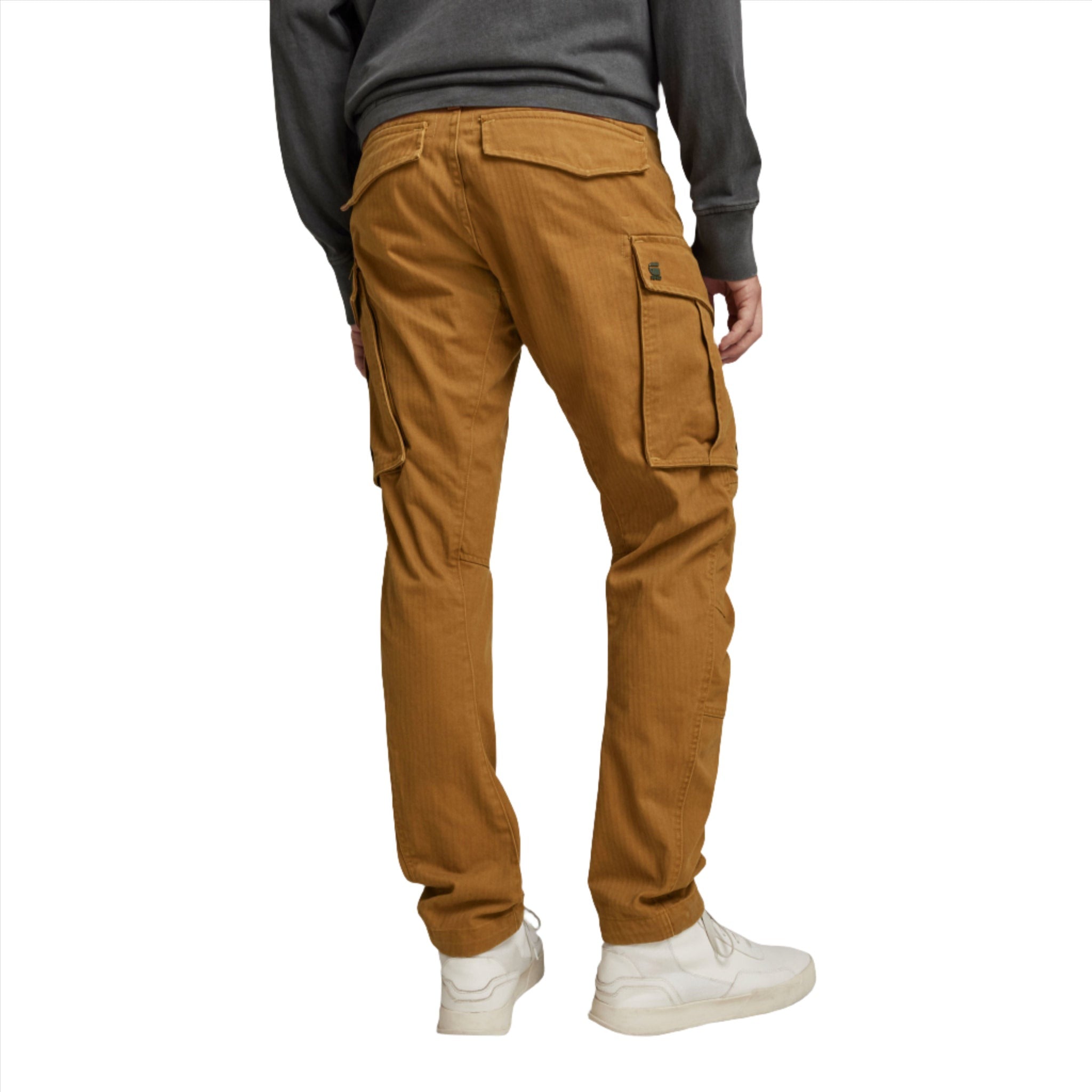 Brown Rovic 3D Tapered Pants