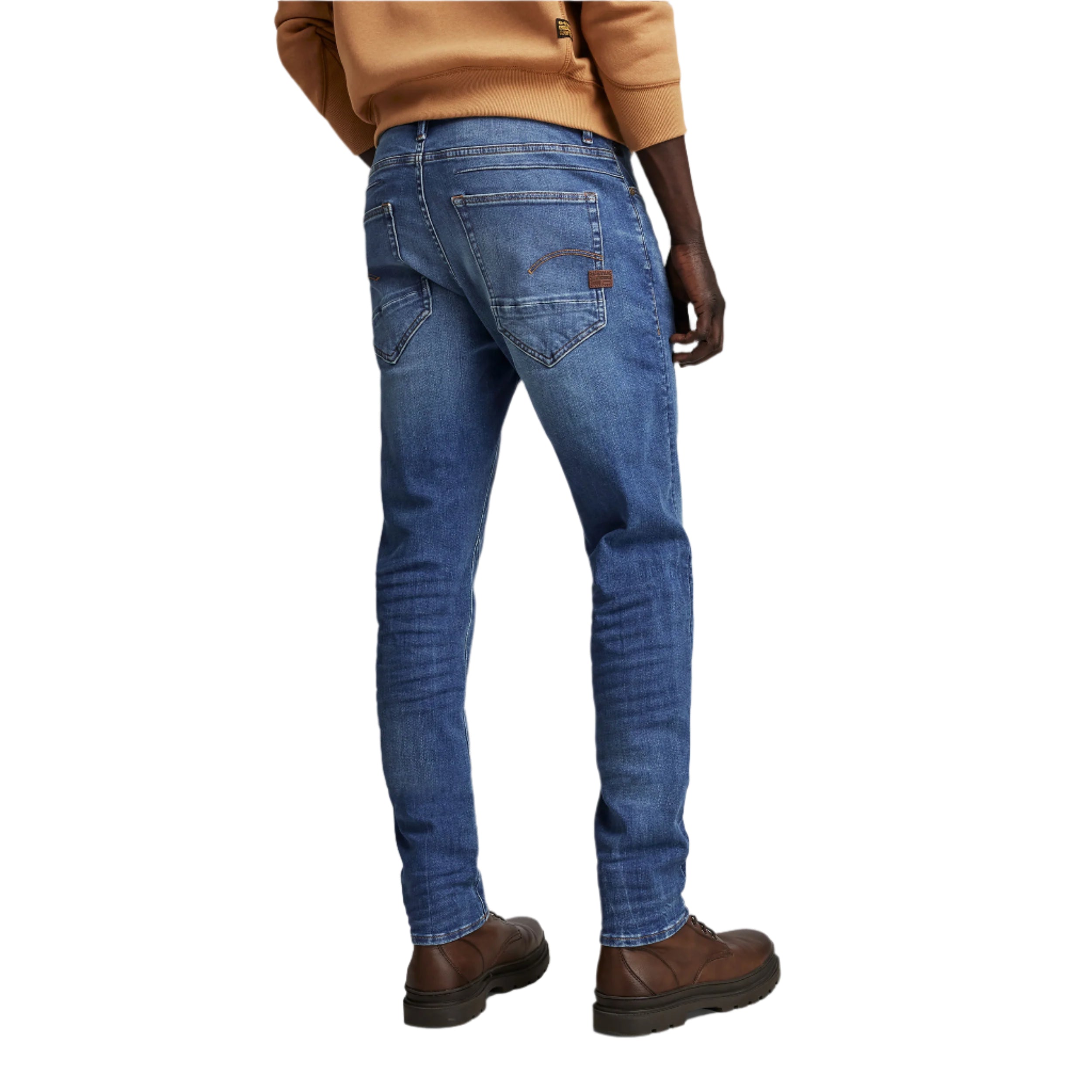 D-Staq 5-Pocket Slim Jeans - Medium Blue