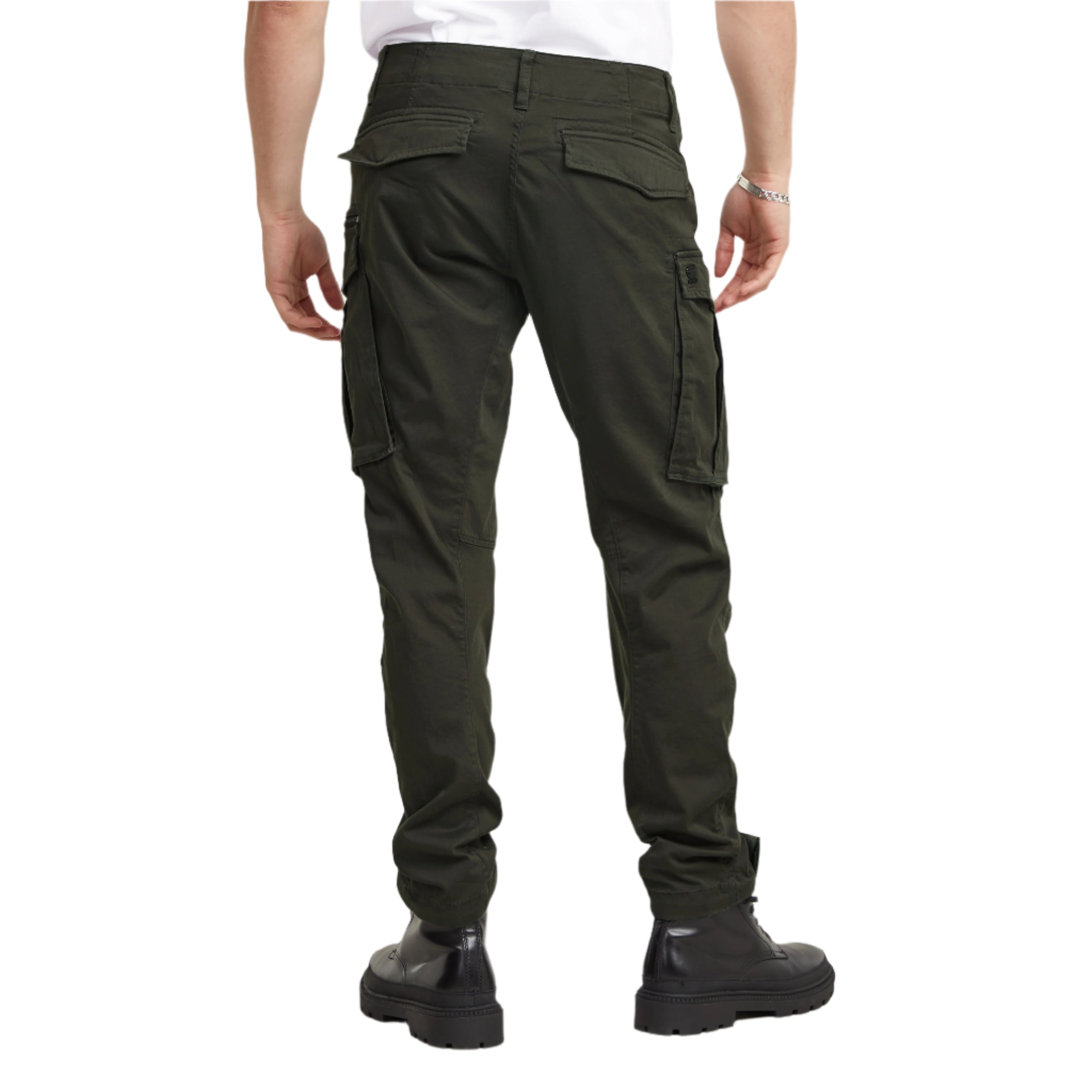 Pantalon Rovic Zip 3D Regular Tapered - Raven