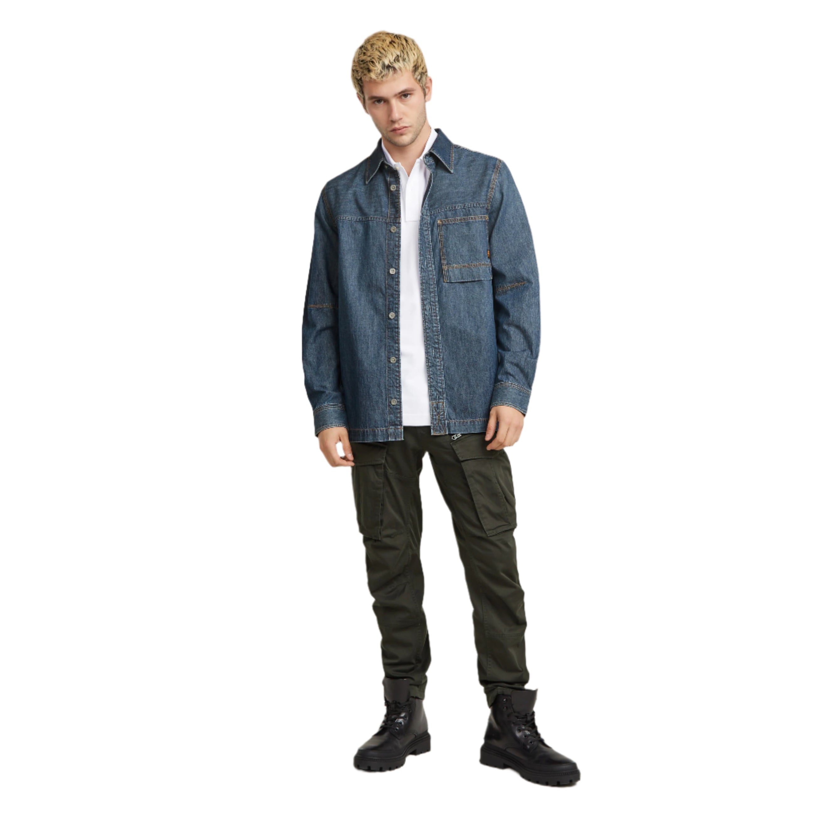 Pantalon Rovic Zip 3D Regular Tapered - Raven