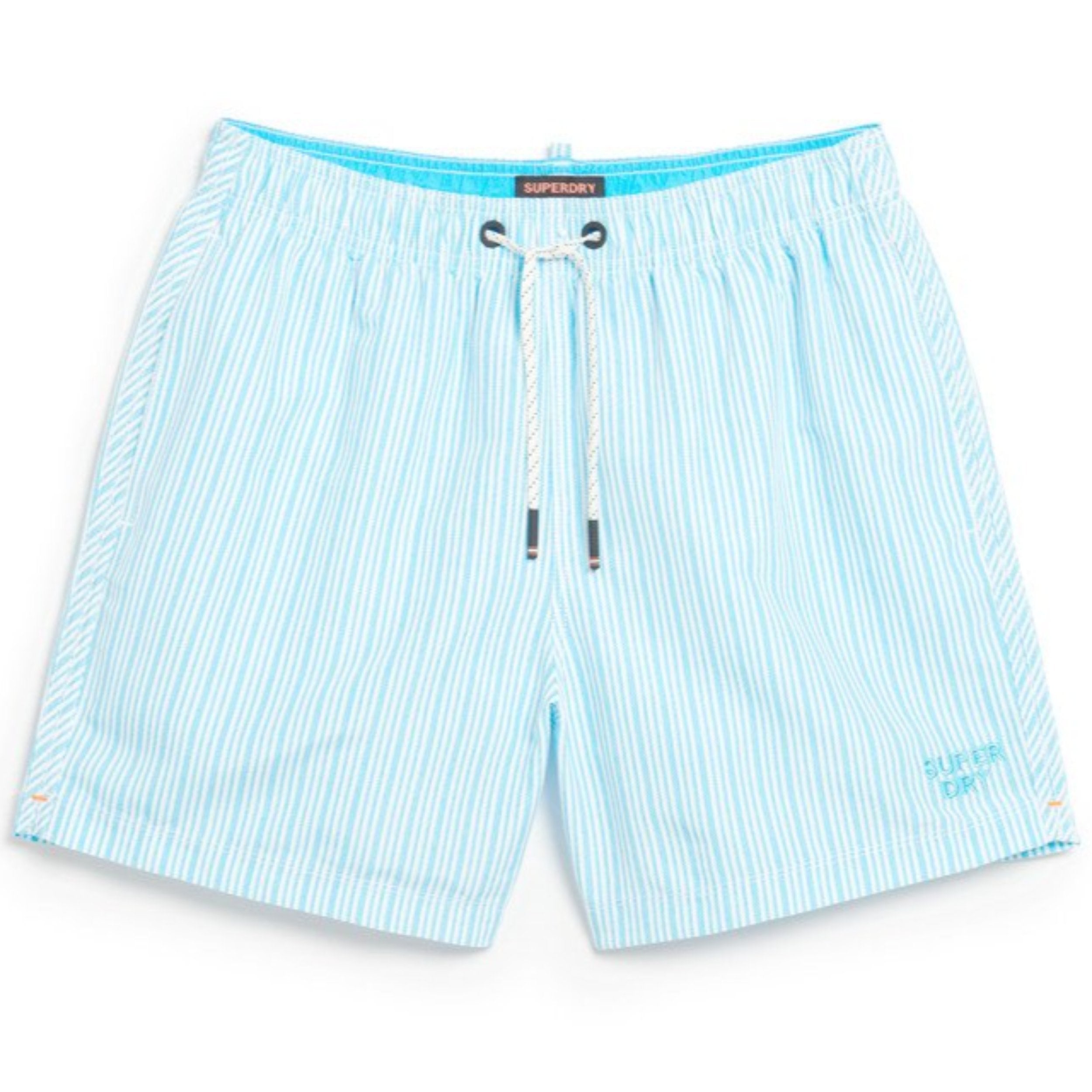 Blue Printed Swim Short