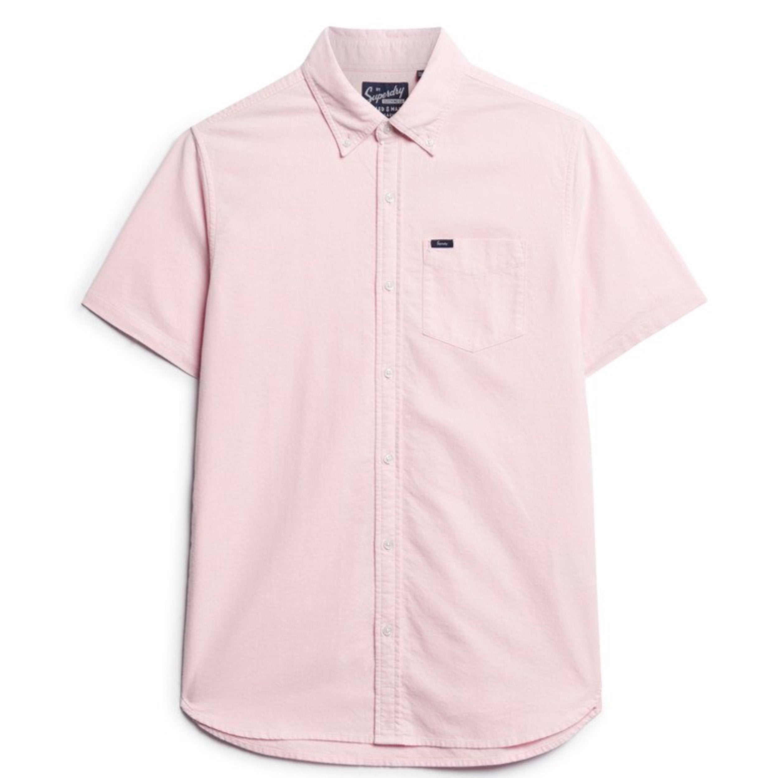 City Pink Vintage Oxford Short Sleeve Shirt