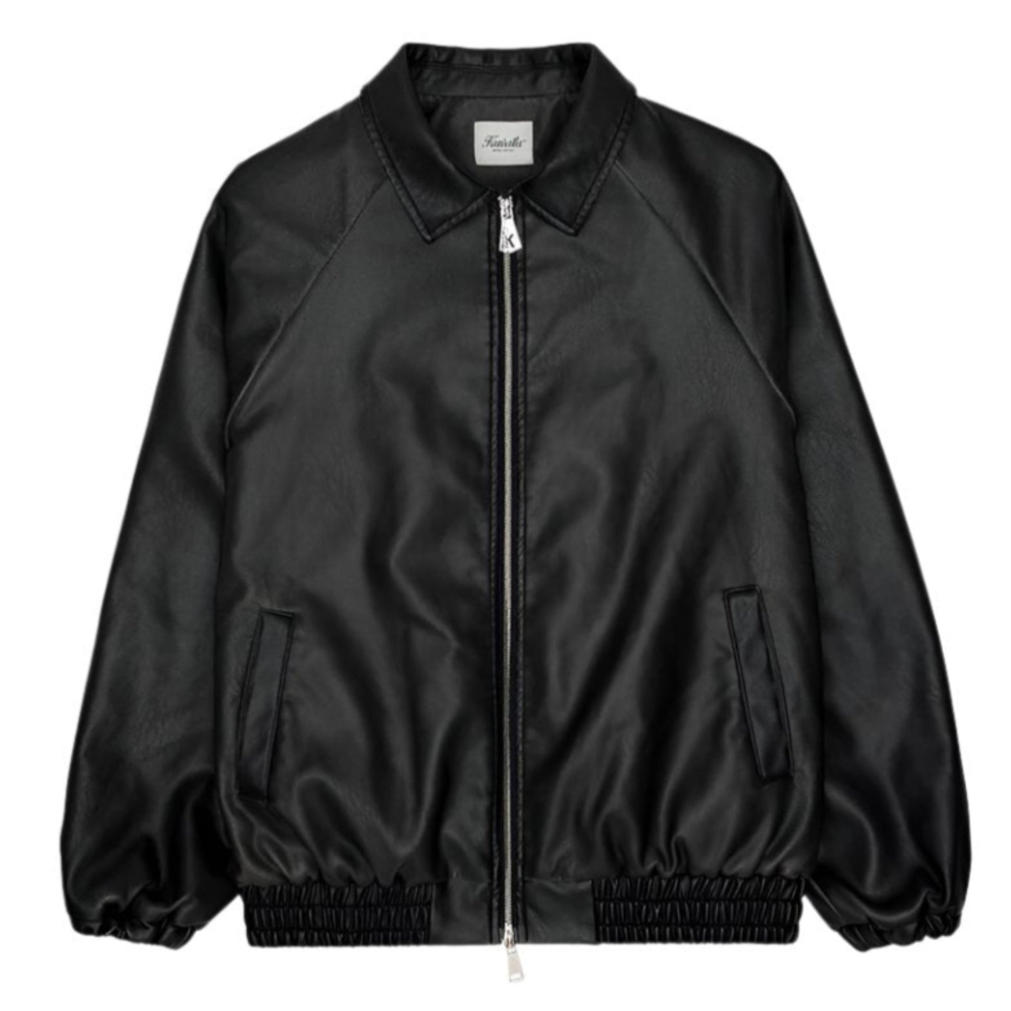 Black Vintage Leather Jacket