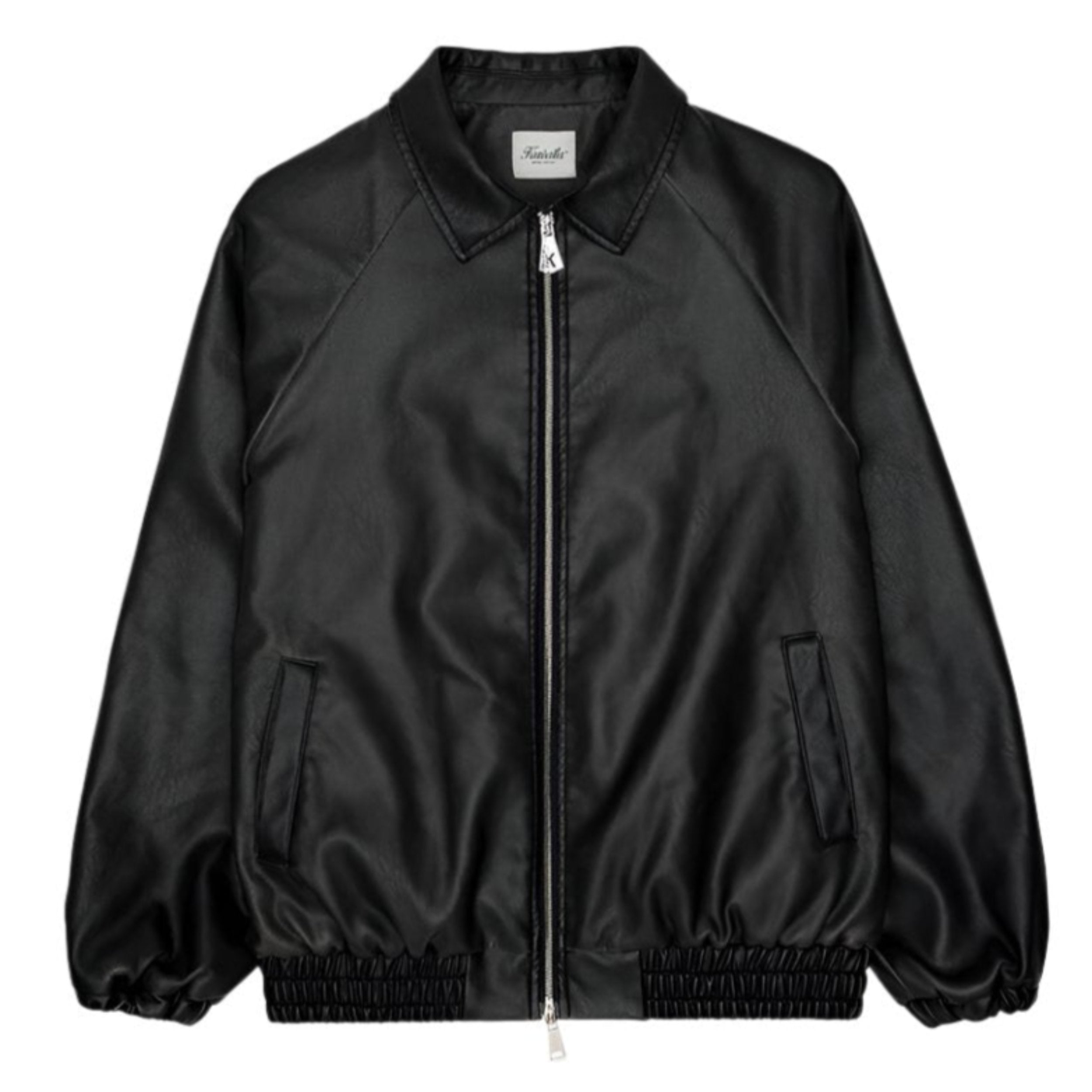 Black Vintage Leather Jacket