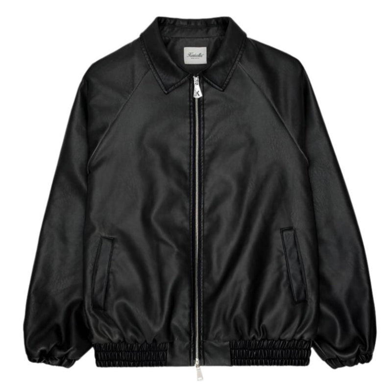 Black Vintage Leather Jacket