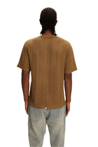 Crochet Jersey Tee - Olive