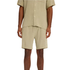 Sage Linen Shorts