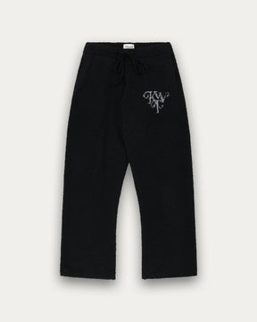 Monogram Knit Sweats - Black-6