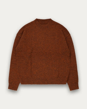 Brushed Knit Crew 2.0 - Orange-5