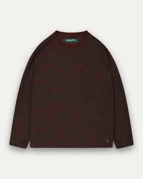 Marled Thermal - Brown-4