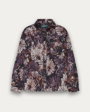 Floral Tapestry Shirt - Purple-4