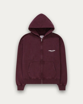 PD Zip Up Hoodie - Wine-5
