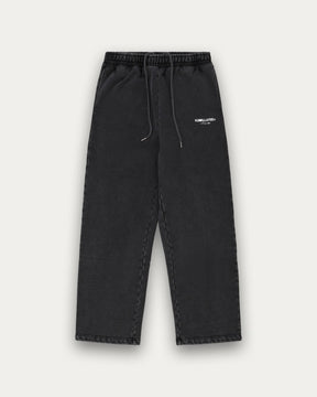 Open Leg PD Sweatpant - Black-5