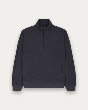 Chenille 1/4 ZIp - Navy-5