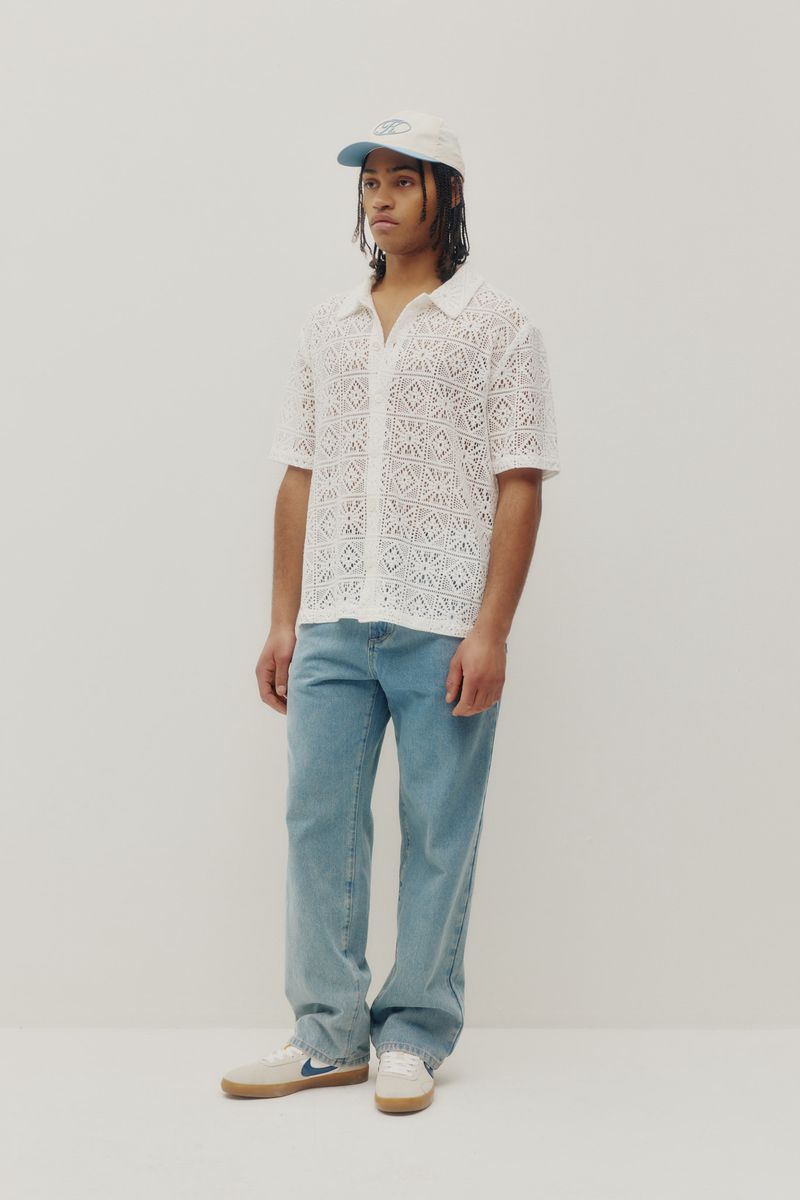 Lace Shirt - White