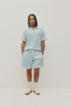 Crochet Beach Polo - Blue