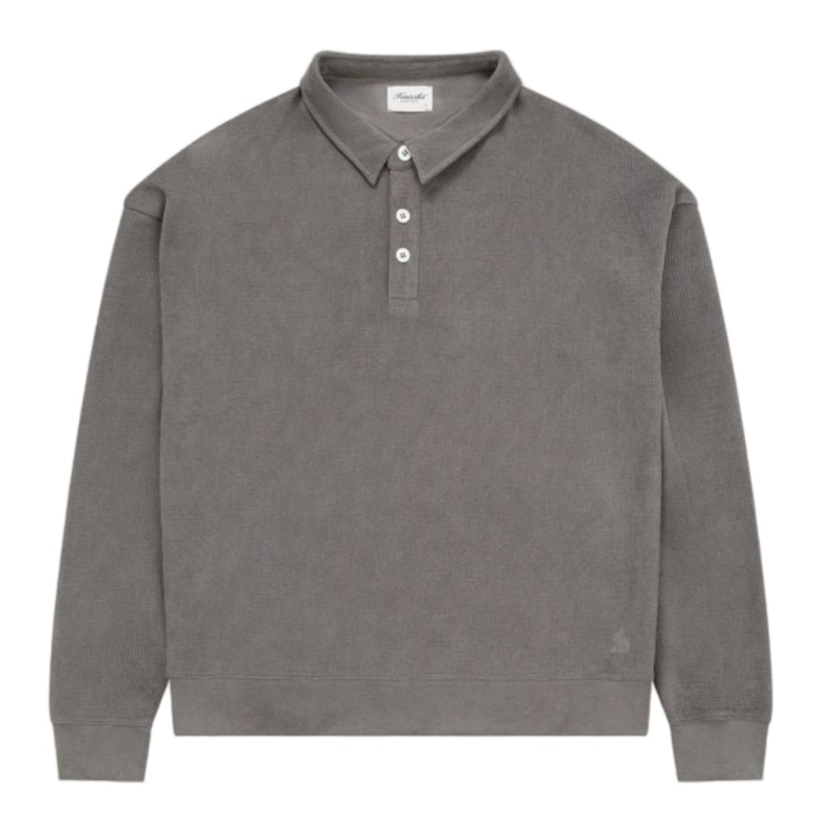 Chenille Polo - Grey