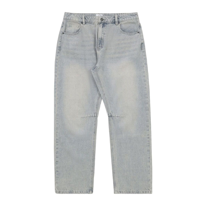 Baggy Darted Denim - Light Vintage Blue