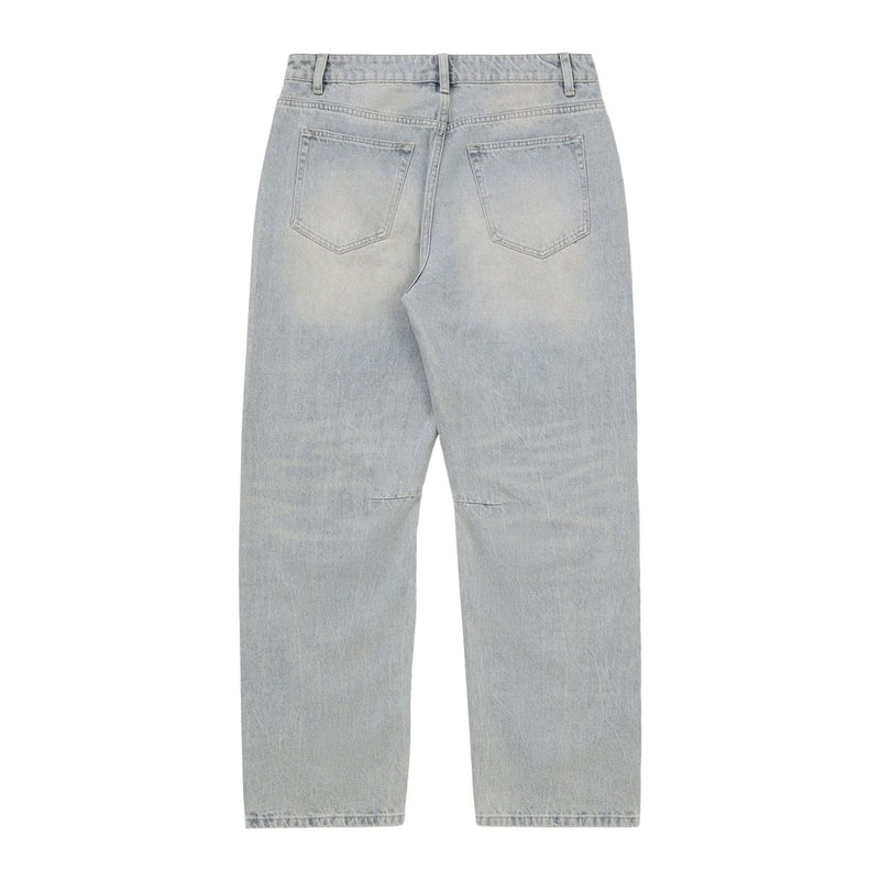 Baggy Darted Denim - Light Vintage Blue