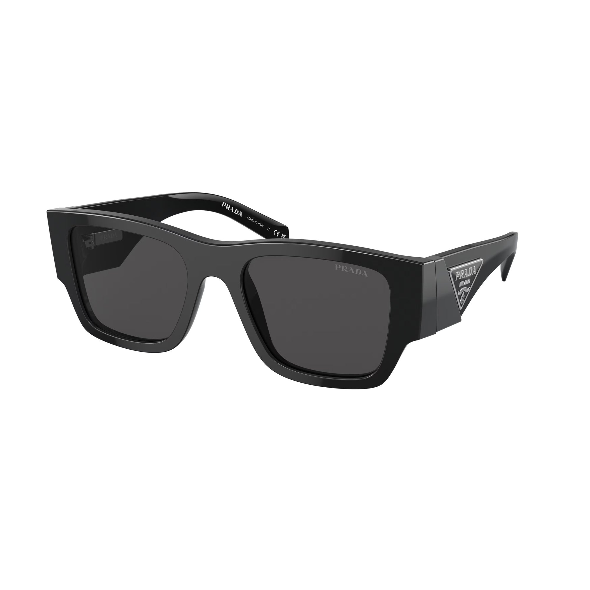 Lunettes de soleil Prada noires 0PR 10ZS