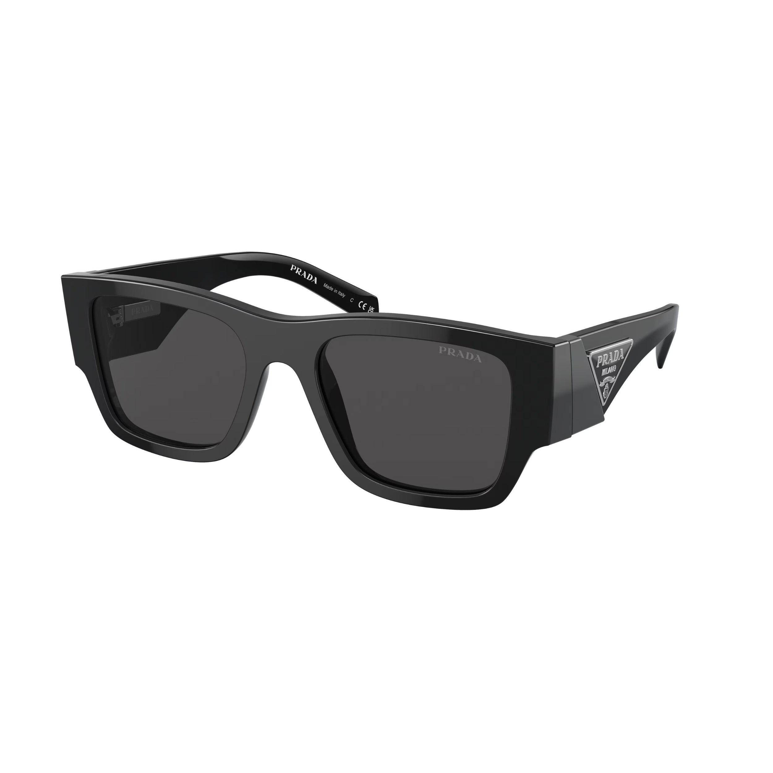 Lunettes de soleil Prada noires 0PR 10ZS