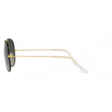 Black On Gold Aviator Sunglasses