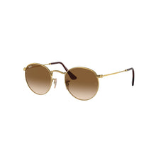 Rosegold Round Metal Sunglasses