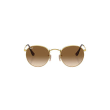 Rosegold Round Metal Sunglasses