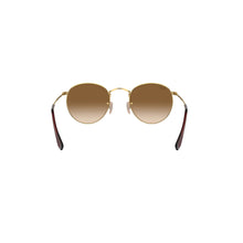 Rosegold Round Metal Sunglasses