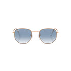 Rosegold Hexagonal Sunglasses